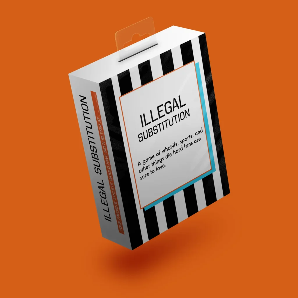 Illegal Substitution Card Game Mockup